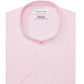 Calvin Klein Men's Sustainable Slim Fit Short Sleeve Dress Shirt Pink Size Large