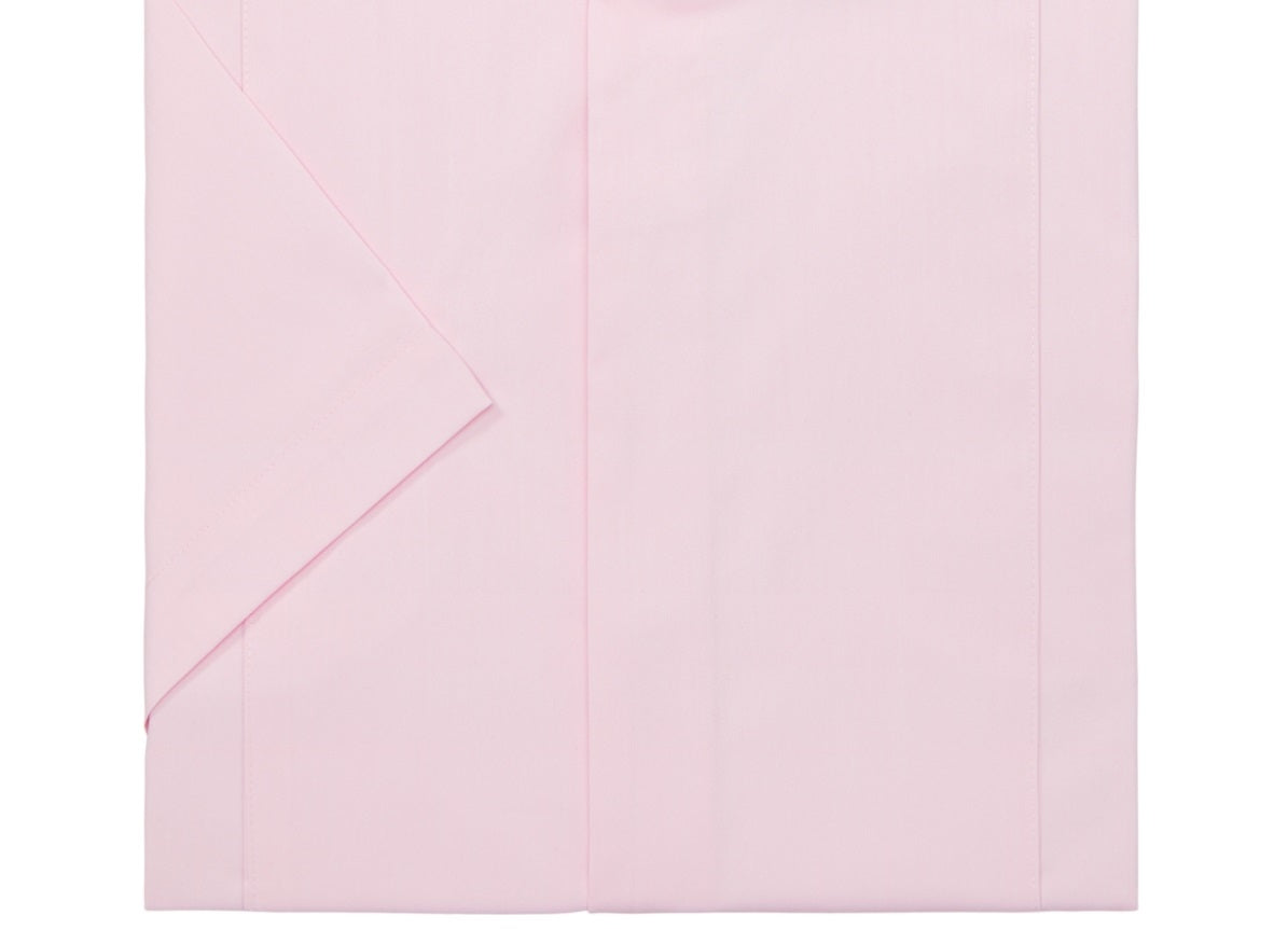 Calvin Klein Men's Sustainable Slim Fit Short Sleeve Dress Shirt Pink Size Large