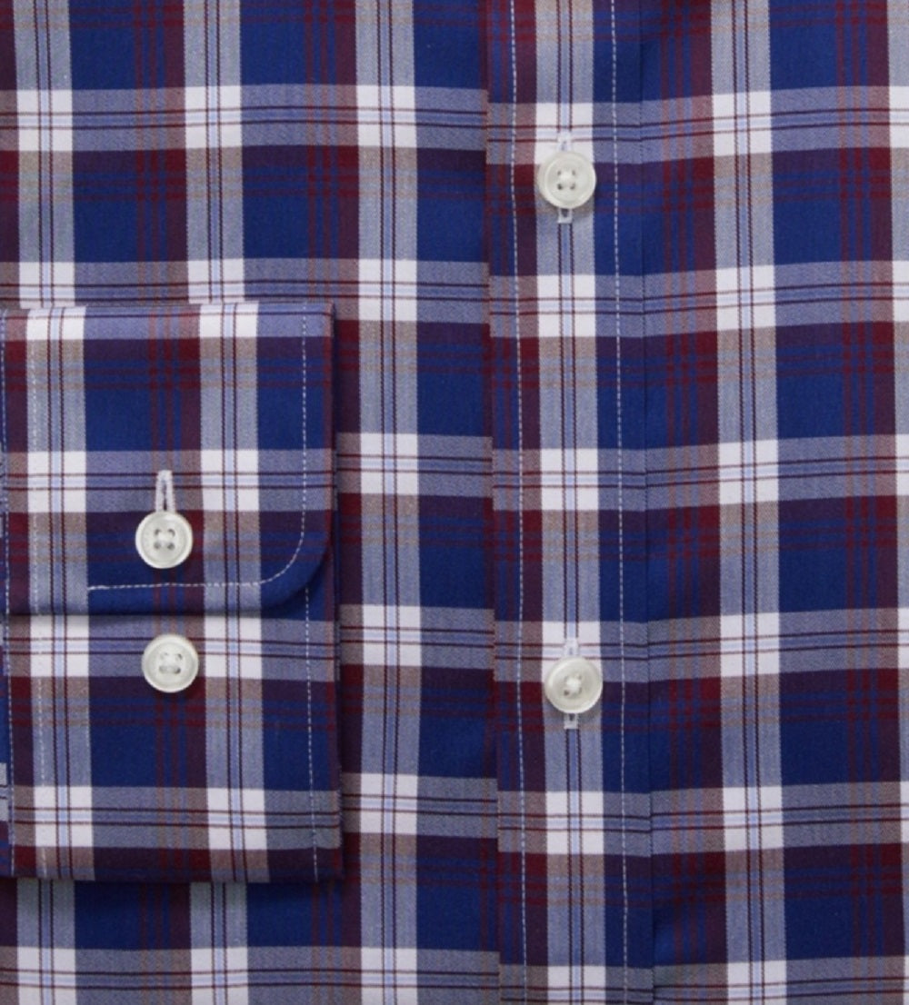 Tommy Hilfiger Men's Flex Cool Athletic Fit Dress Shirt Red Size 17.5X36X37