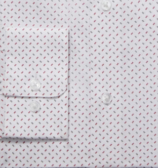 Calvin Klein Men's Stretch Wrinkle Free Dress Shirt Red Size 16.5X32X33