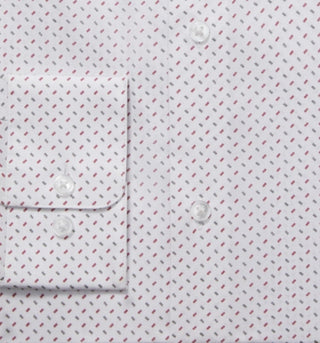 Calvin Klein Men's Regular Fit Stretch Wrinkle Free Dress Shirt Red Size 17.5X32X33