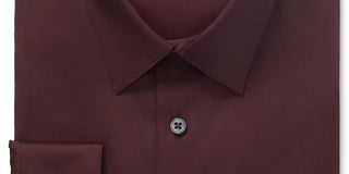 Calvin Klein Men's Slim Fit Non Iron Stain Shield Solid Dress Shirt Purple Size 16X34X35