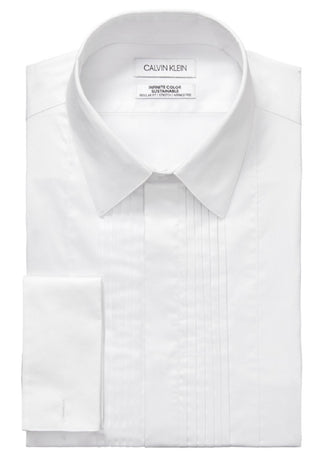 Calvin Klein Men's Infinite Color Regular Fit Dress Shirt White Size 15.5X32X33
