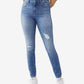 True Religion Women's Jennie High Rise Curvy Skinny Jeans Blue Size 32