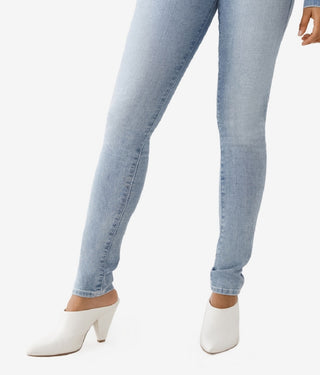 True Religion Women's Stella Mid Rise Skinny Jeans Blue