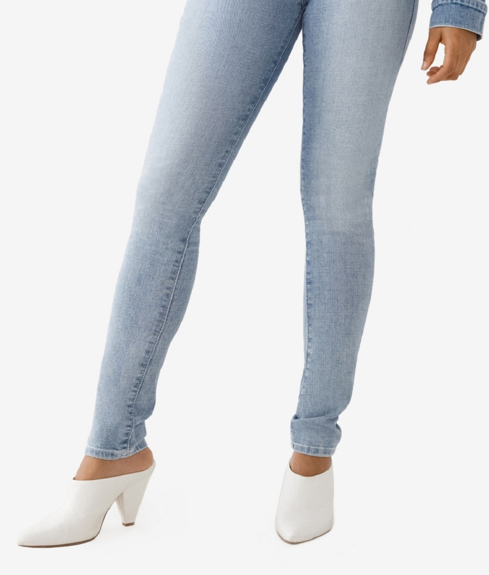 True Religion Women's Stella Mid Rise Skinny Jeans Blue