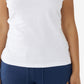 True Religion Women's Short Sleeve Buddha Stamp Slim V Neck T Shirt White Size Small