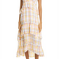 Cinq a Sept Womens Summer V-neck Sundress White