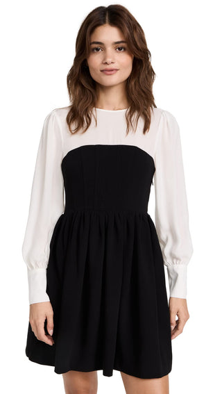 Cinq à Sept Women's Black Annika Long Sleeve Dress Size 12