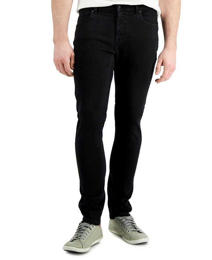 DKNY Men's Mercer Fit Denim Pants Black Size 38X30
