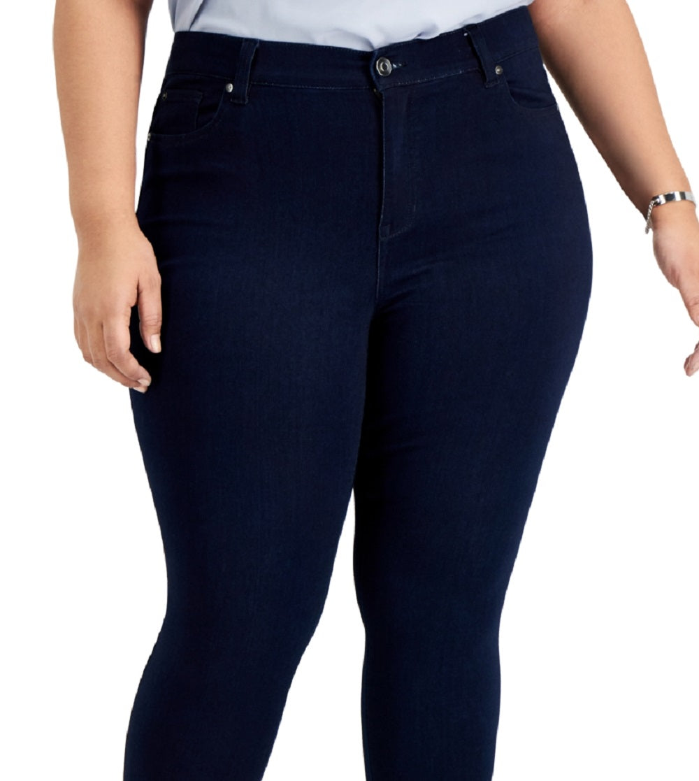 Celebrity Pink Women's High Rise Skinny Ankle Jeans Blue Size 14W