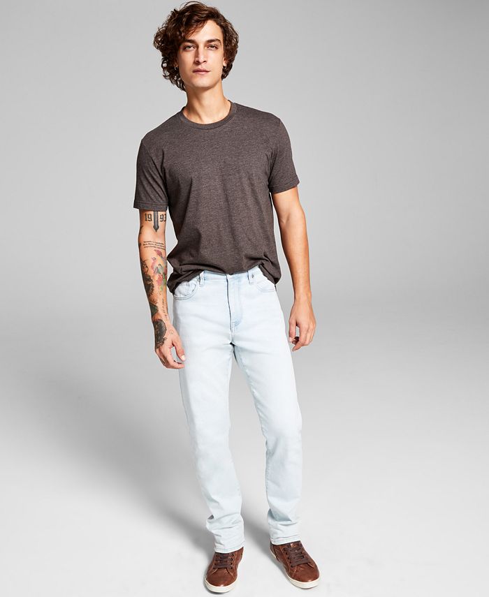 And Now This Men's Basic T-Shirt Gray Size X-Large