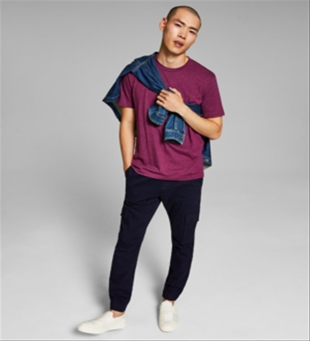 And Now This Men's Basic T-Shirt Red Size Large