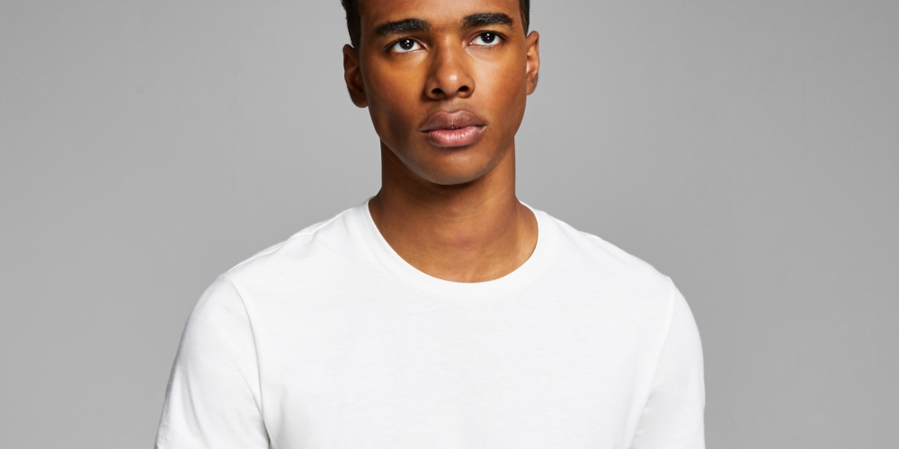 And Now This Men's Crew Neck Layering T-Shirt White Size Small