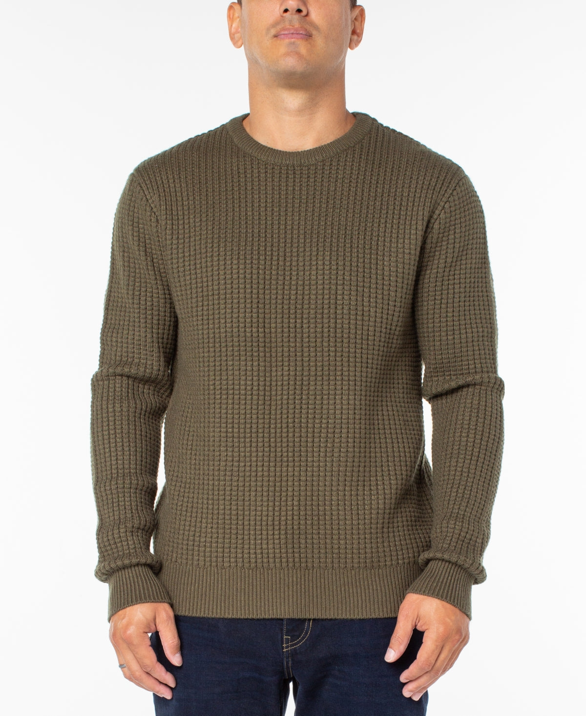 Sanctuary Men's Crewneck Sweater Green Size Medium