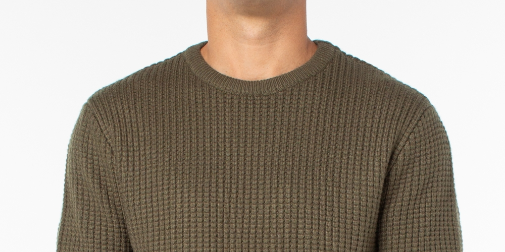 Sanctuary Men's Crewneck Sweater Green Size Medium
