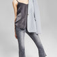 And Now This Women's Satin Camisole Gray Size Medium