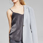 And Now This Women's Satin Camisole Gray Size Medium