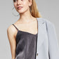 And Now This Women's Satin Camisole Gray Size Medium