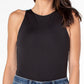 Earnest Sewn Women's Sleeveless Bodysuit Black Size Small
