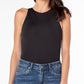 Earnest Sewn Women's Sleeveless Bodysuit Black Size Medium
