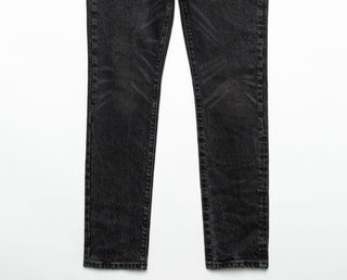 Earnest Sewn Men's Bryan Slouchy Slim Denim Jeans Black