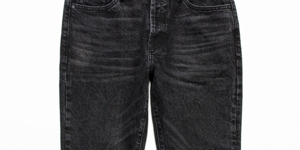Earnest Sewn Men's Bryan Slouchy Slim Denim Jeans Black