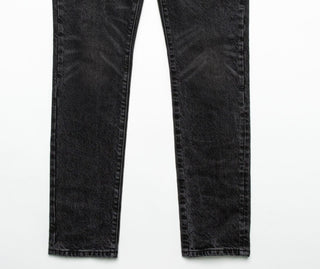 Earnest Sewn Men's Bryan Slouchy Slim Denim Jeans Black