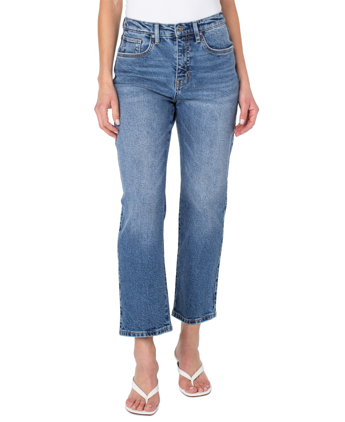 Earnest Sewn Women's High Rise Ankle Jeans Blue Size 30