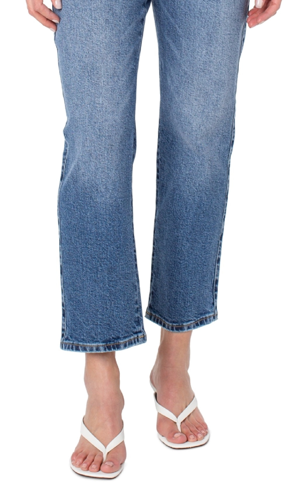 Earnest Sewn Women's High Rise Ankle Jeans Blue Size 34