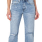 Earnest Sewn Women's High Rise Ankle Jeans Blue Size 34