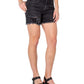 Earnest Sewn Women's Frayed Hem Denim Shorts Gray Size 32