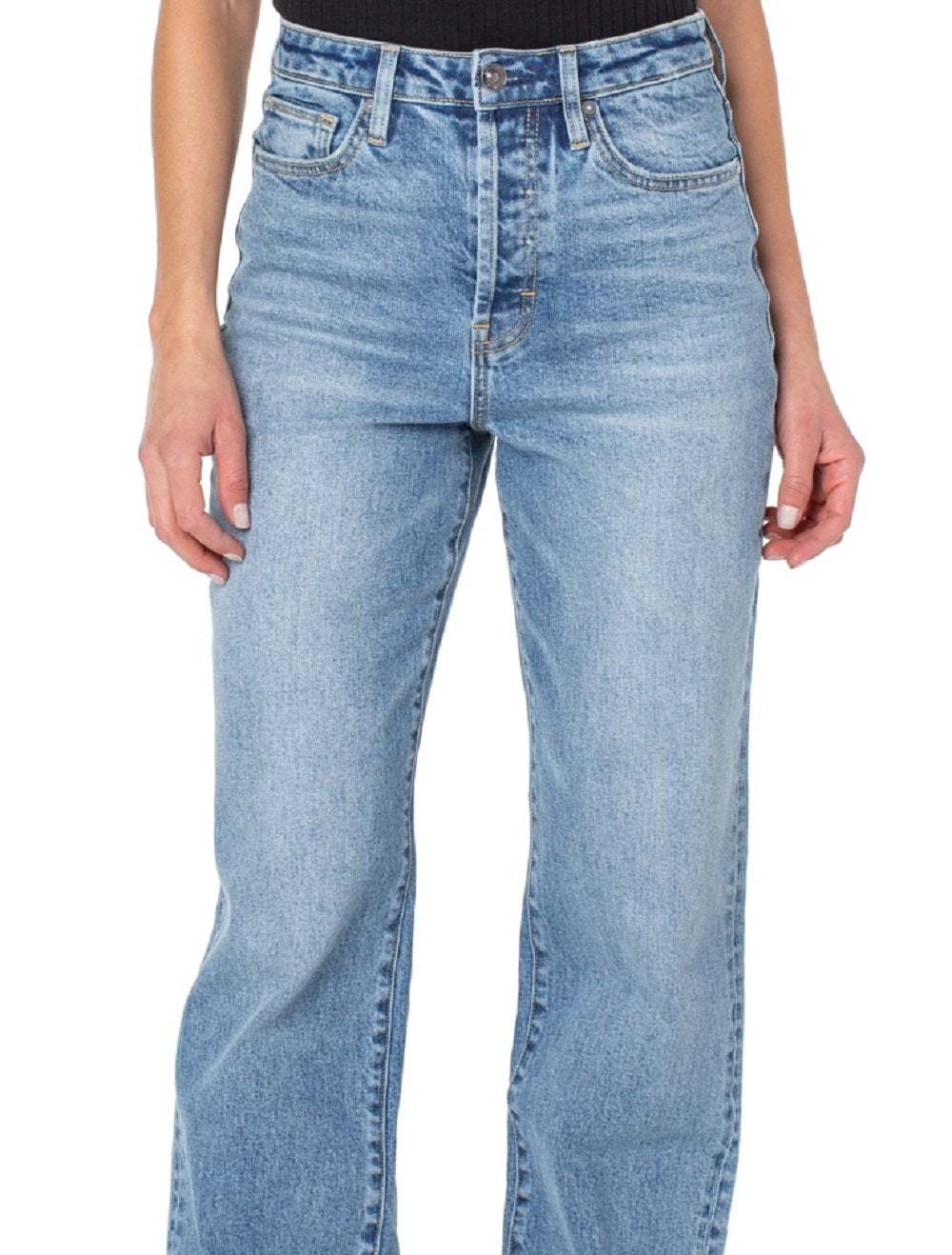 Earnest Sewn Women's Parker 90S Full Length Denim Jeans Blue Size 30