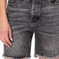 Earnest Sewn Women's Faded Mini Denim Shorts Gray Size 26