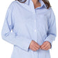Earnest Sewn Women's Tie Back Button Down Dress Blue Size X-Large
