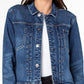 Earnest Sewn Women's Denim Jacket Blue Size X-Large