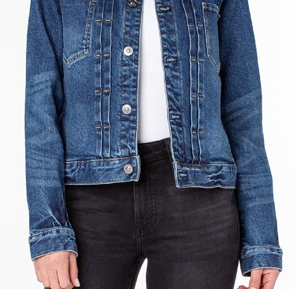 Earnest Sewn Women's Denim Jacket Blue Size X-Large