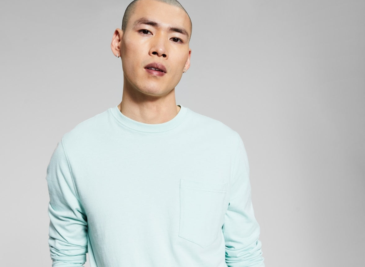 And Now This Men's Pocket Long Sleeve T-Shirt Green