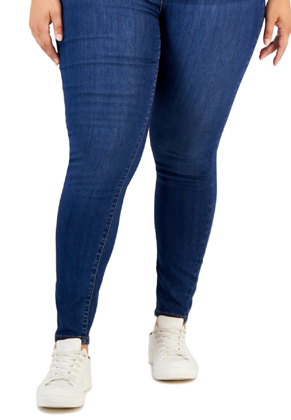 Celebrity Pink Women's Mid Rise Dawson Super Skinny Jeans Blue Size 22W