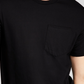 And Now This Men's Solid Pocket T-Shirt Black Size Large