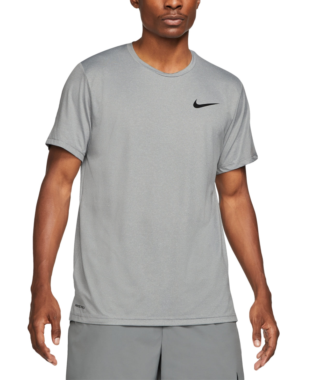 Nike Men's Hyperdry Training T-Shirt Gray Size XX-Large