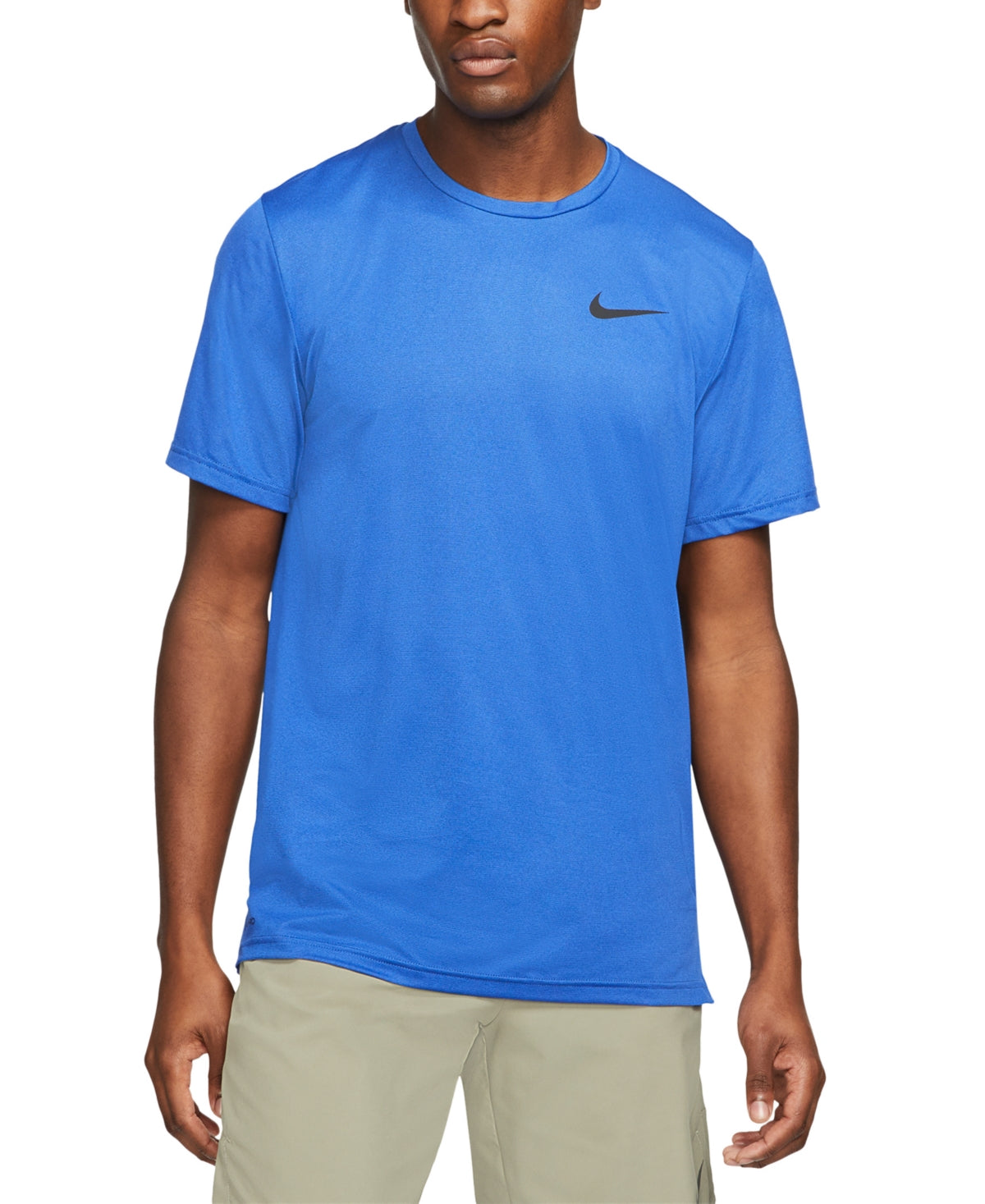 Nike Men's Hyperdry Training T-Shirt Blue Size Medium