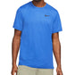 Nike Men's Hyperdry Training T-Shirt Blue Size X-Large