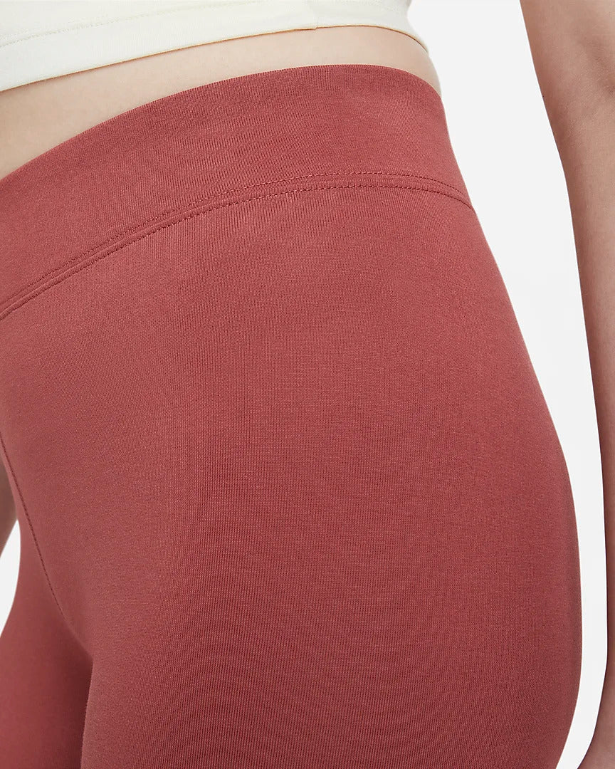 Nike Women's Sportswear Essential Midrise Ankle Leggings Pink Size Medium