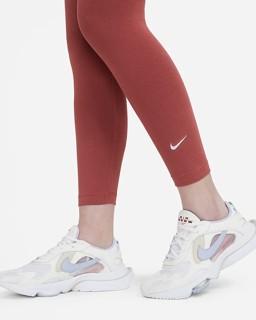 Nike Women's Sportswear Essential Midrise Ankle Leggings Pink Size Medium
