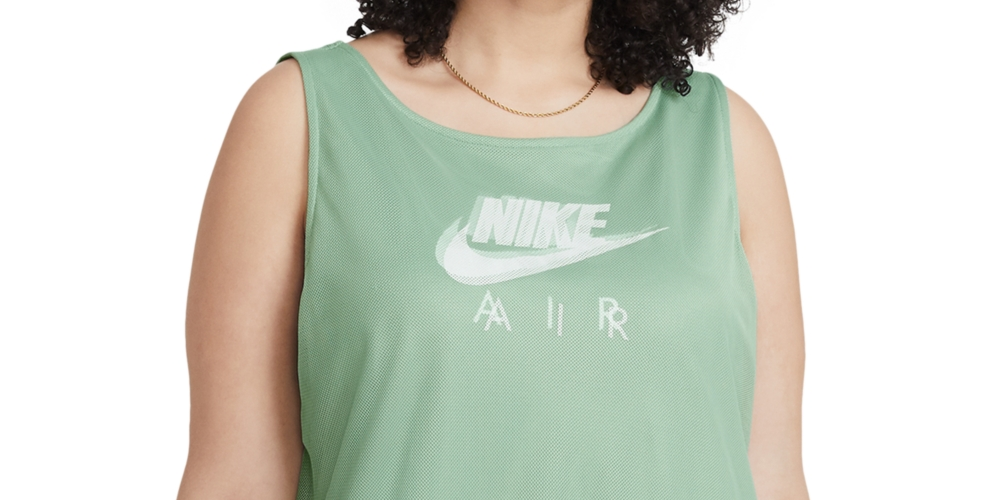 Nike Women's Air Mesh Overlay Dress Green Size 3X