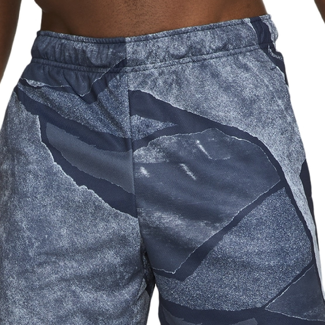 Nike Men's Printed Training Shorts Blue Size X-Large