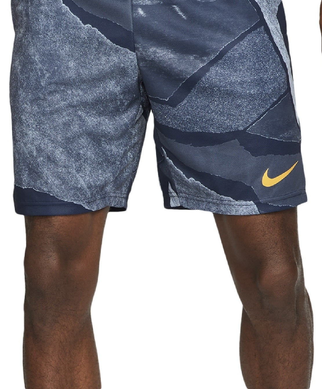 Nike Men's Printed Training Shorts Blue Size X-Large