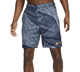 Nike Men's Printed Training Shorts Blue Size X-Large