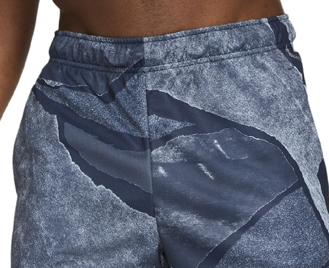 Nike Men's Printed Training Shorts Blue Size XX-Large